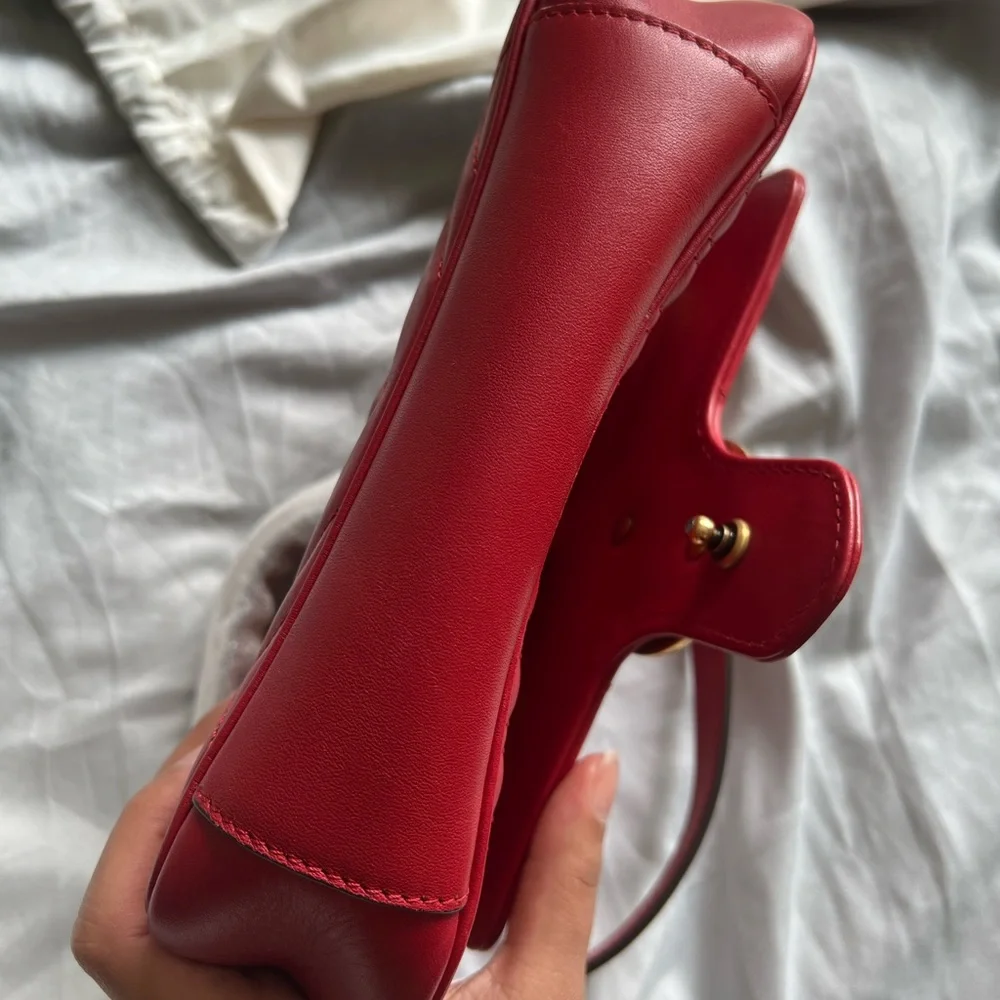 GUCCI Mini GG Marmont Matelassé Shoulder Bag 